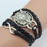 Harry Potter Power Dragon Black Woven Charm Bracelet