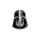 Star Wars Darth Vader Mens Silver/Black Cufflinks