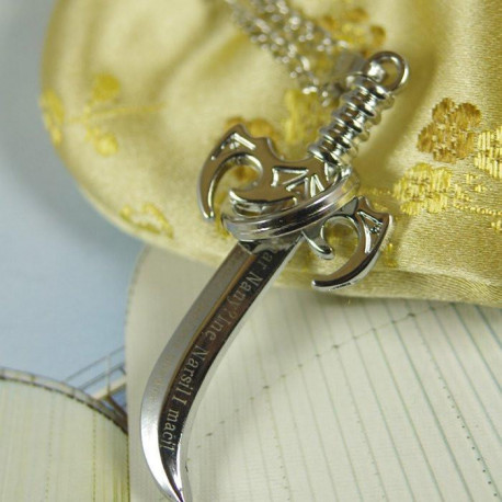 The Walking Dead Sword Silver Pendant Necklace