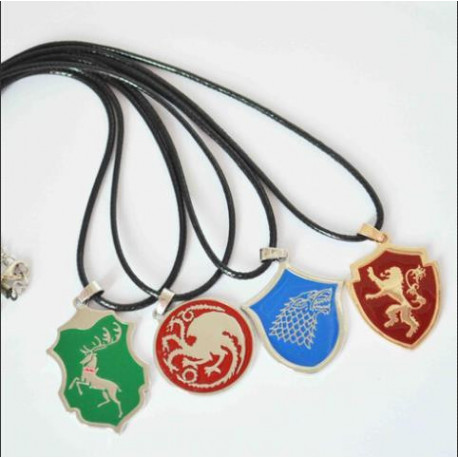 Game of Thrones Animal Crest Pendant Necklace