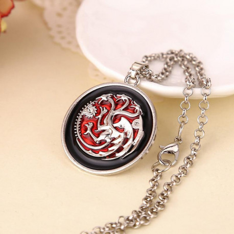 Game of Thrones Red Dragon Pendant Necklace
