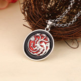 Game of Thrones Red Dragon Pendant Necklace