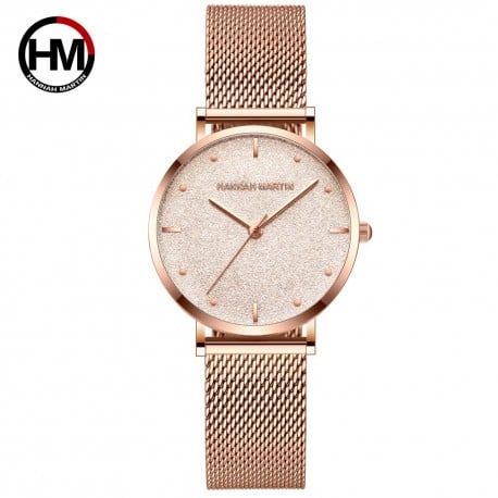 Women Watches Top Brand Luxury Japan Quartz Movement Stainless Steel