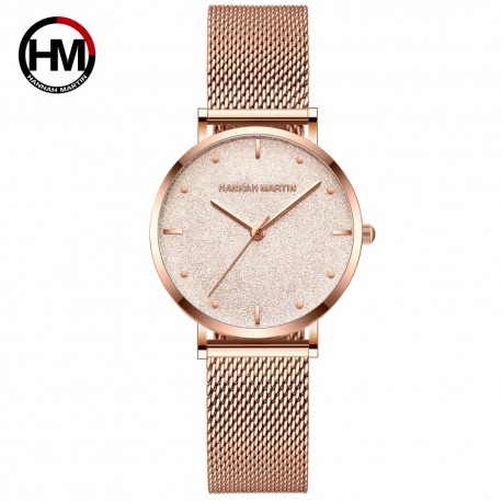 Women Watches Top Brand Luxury Japan Quartz Movement Stainless Steel