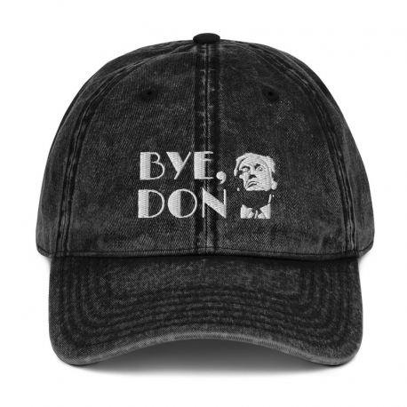 Vintage Cotton Twill Cap - 'Bye Don'