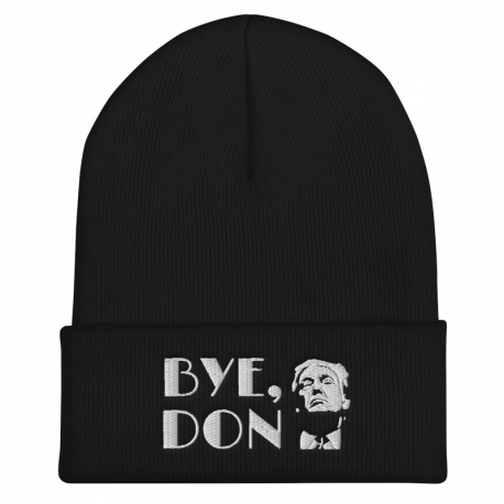 Embroidered Beanie - 'Bye Don'