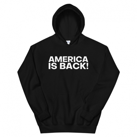 Hoodie Unisex - 'America is back'