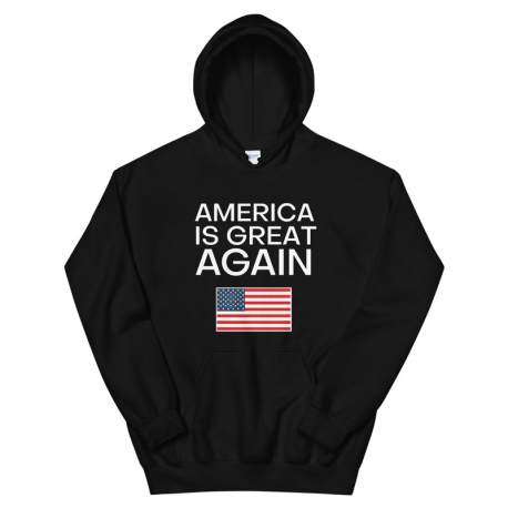 Hoodie Unisex  - 'America Is Great Again'