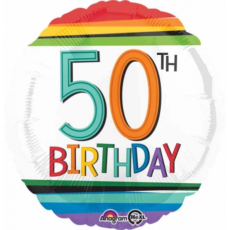 50th Birthday Rainbow
