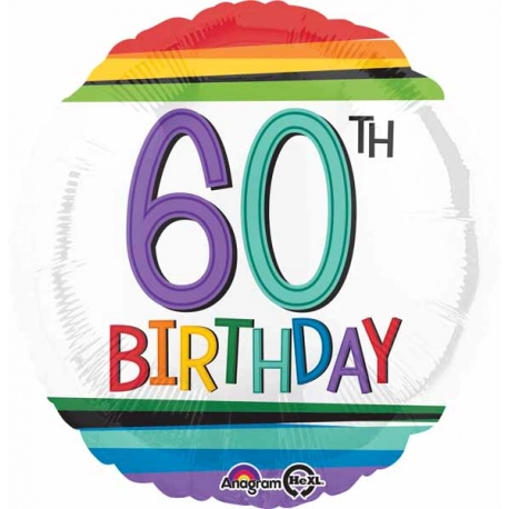 60th Birthday Rainbow