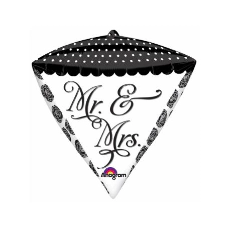 Mr & Mrs Sophistic Diamondz Balloon