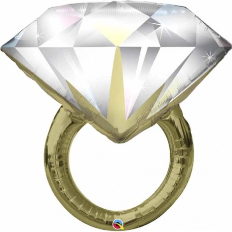 Diamond Wedding Ring Super Shape Balloon