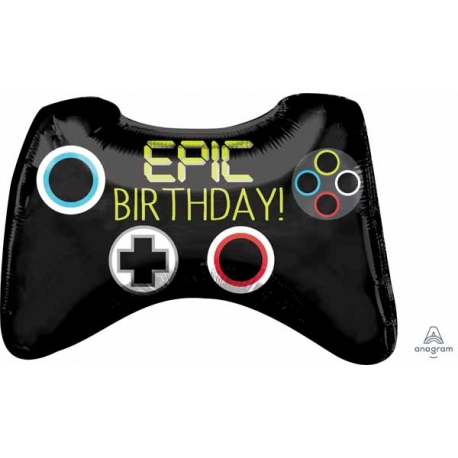 Epic Birthday Game Controller - Super Shape Balloon