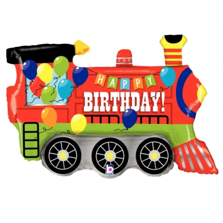 Birthday Party Train - Super Shape Balloon
