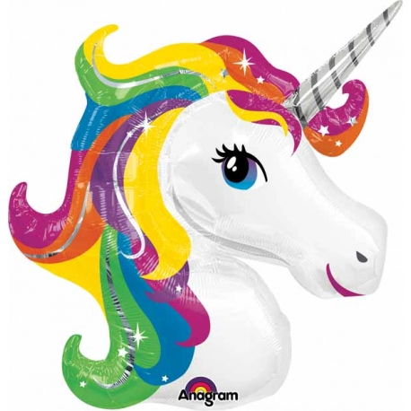 Rainbow Unicorn -SuperShape Balloon