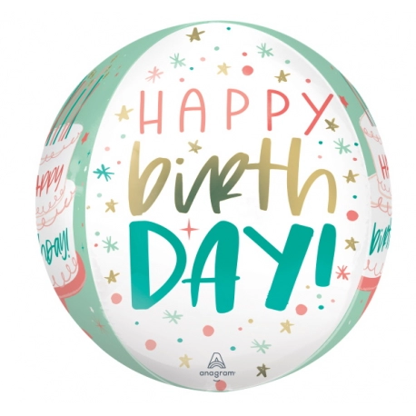 Happy Cake Day - Orbz Balloon