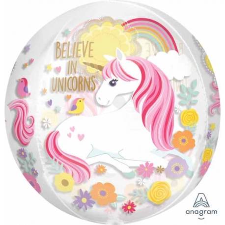 Magical Unicorn - Believe in Unicorns - Orbz Balloon