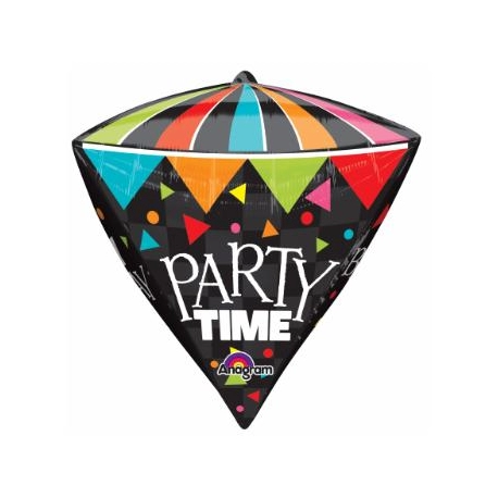 Cone Happy Birthday - Party Time - Diamondz Balloon