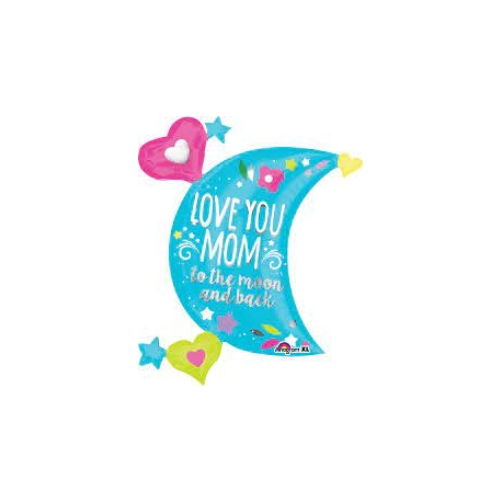 Love You Mom - Supershape Balloon
