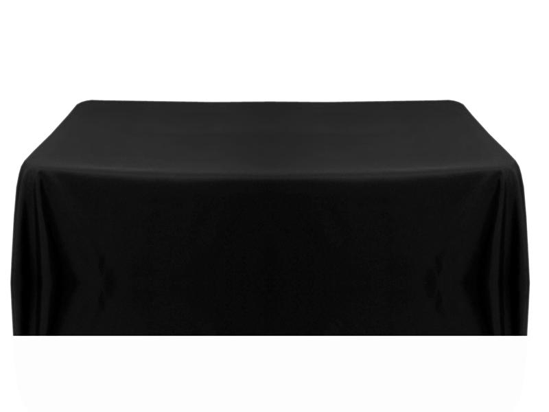 rental black 90x156 table linen cover ottawa