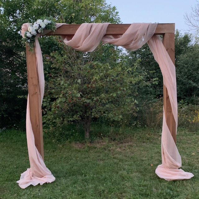 rental ottawa taupe sheer Arch Drapery