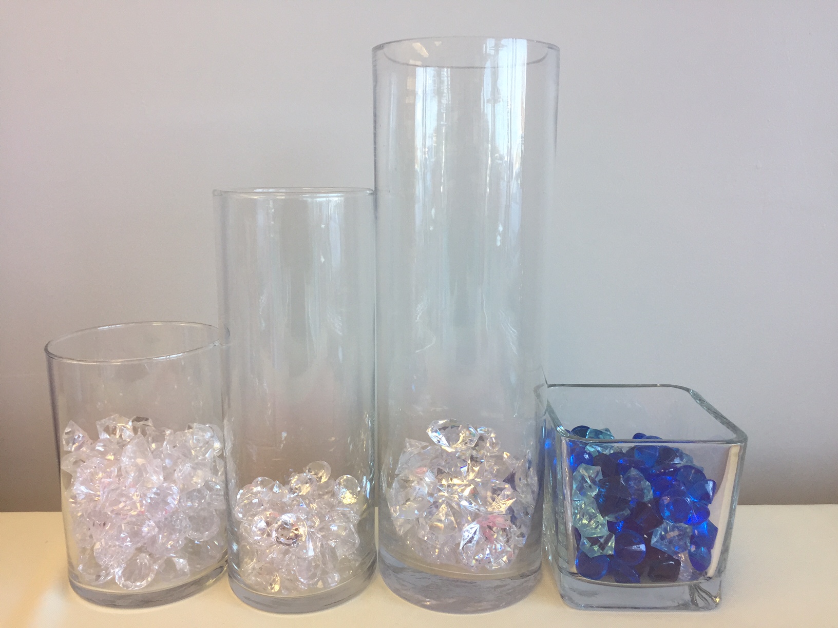 rental ottawa round glass vase