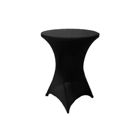 Black Spandex/Cocktail Table Cover