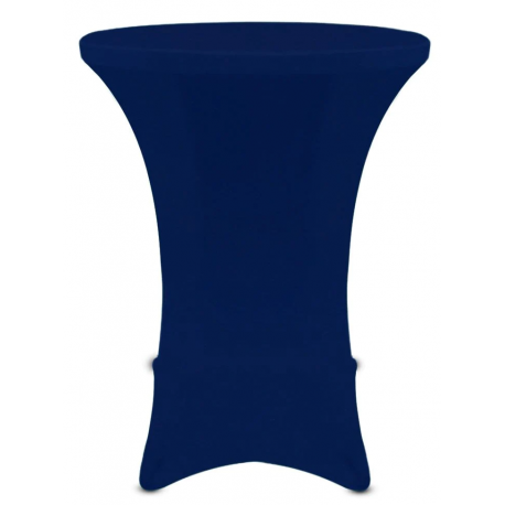 Navy Blue Spandex/Cocktail Table Cover