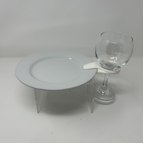 Wine Glass Plate Clip