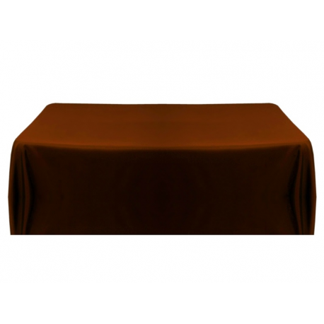 Chocolate Brown 90x132 inch Table Cover