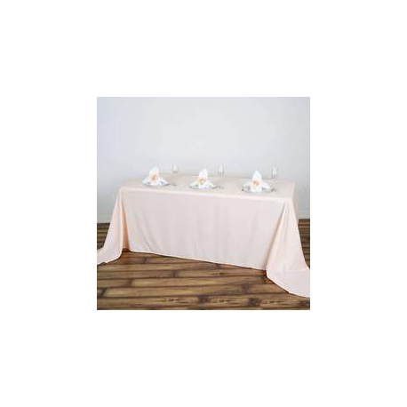 Blush 90x132 inch Table Cover
