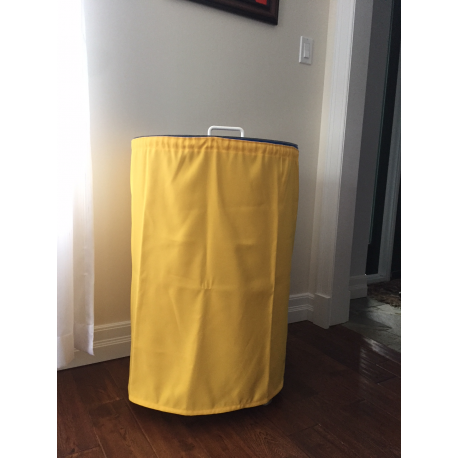 Skirt for Barrel Cooler on Wheels - School Bus Yellow