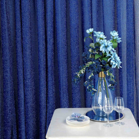 Backdrop Panel - Royal Blue Metallic Shimmer