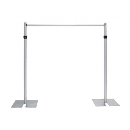Backdrop Frame - Pipe & Drape - 7-12 feet adjustable height