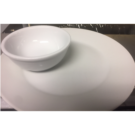 Bowl / Dessert Nappie - White - 11 OZ ceramic