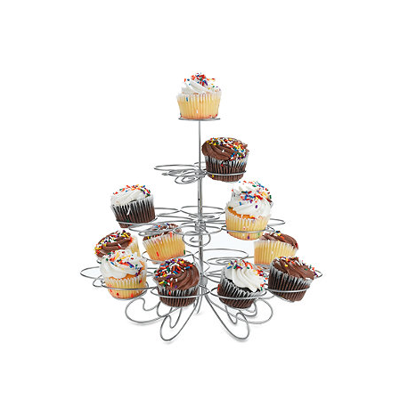 Cupcake Holder Tree Stand - Silver Wire