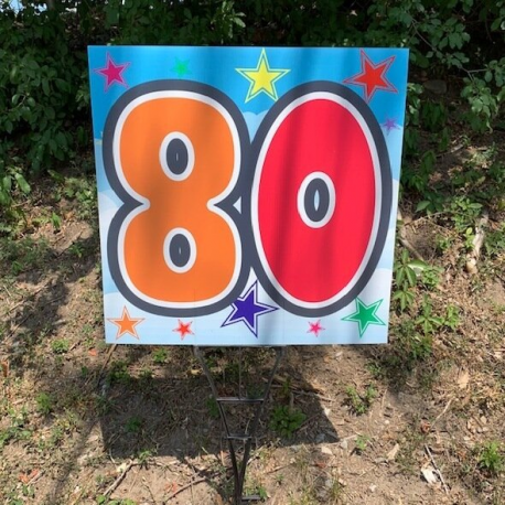 Lawn Sign - 80