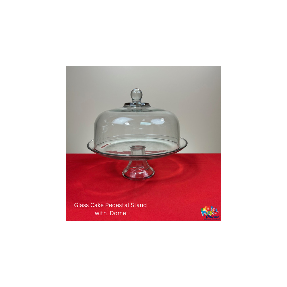 rental ottawa pedestal glass cake stand