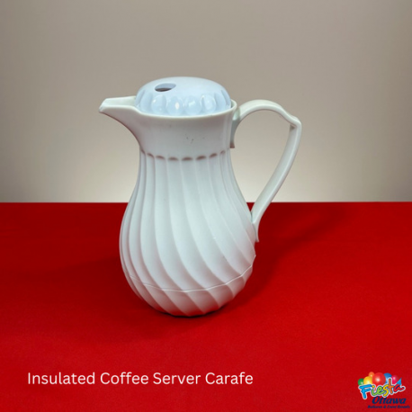 Coffee Server Carafe - White Insulated