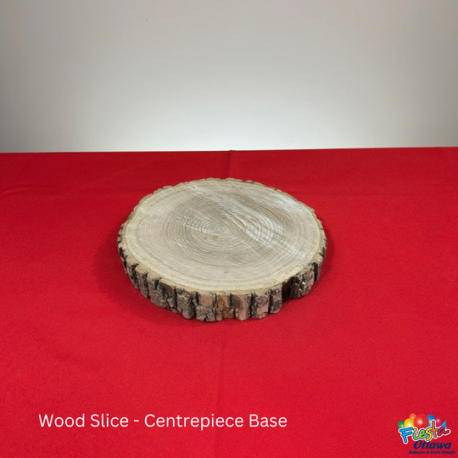 Wood Slice Centrepiece Base
