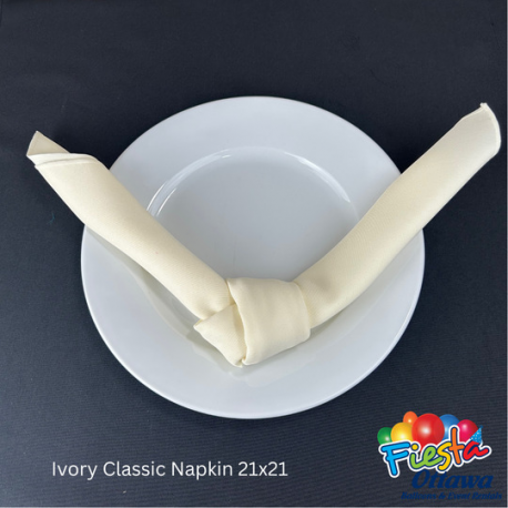 Napkin Ivory Classic 21x21 inches