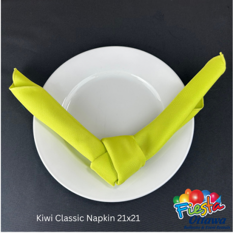 Napkin Kiwi Green Classic 21x21 inches