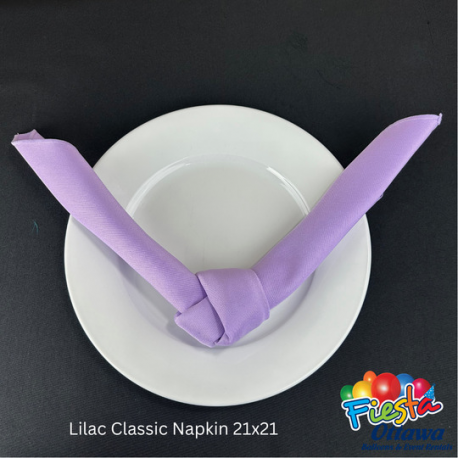 Napkin Lilac Classic 21x21 inches