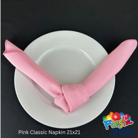 Napkin Pink Classic 21x21 inches