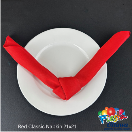 Napkin Red Classic 21x21 inches