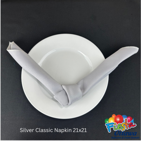 Napkin Silver Classic 21x21 inches