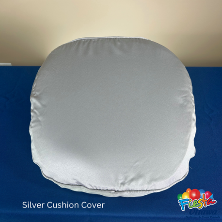 Chiavari Chair Cushion with Silver Cover
