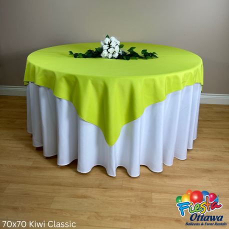 Kiwi Classic Overlay Poly 70x70 inches