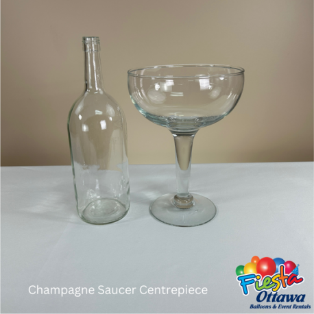 Champagne Saucer Centrepiece