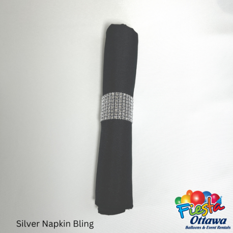 Silver Napkin Bling